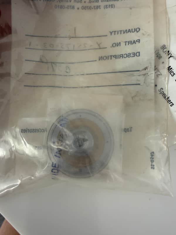 Sony C-37p Capsule Only part # Y-25273-03-1