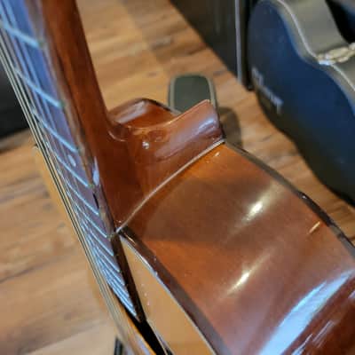 Vintage Cortez 860 Acoustic Guitar Mid 1970's Japan Great Shape W/Case Open Book Headstock image 19