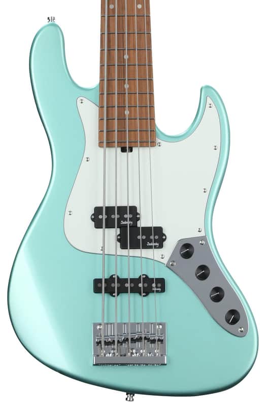 Sadowsky MetroExpress 21-Fret Hybrid PJ 5-string Bass - Sage Green Metallic image 1