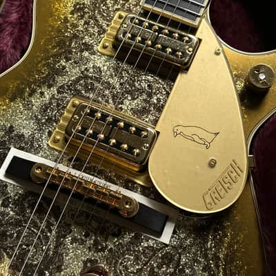 2024 Gretsch G6134TG Gold Paisley Penguin Bigsby Limited Edition image 3