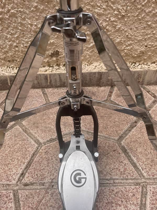 Gibraltar 5707 5700 Series Medium Weight Double Braced Hi-Hat Stand 2010s - Chrome image 1
