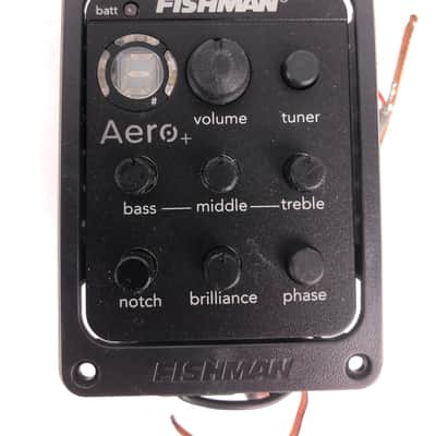 One Fishman Aero+ and One Fishman Aero Blend Acoustic Guitar Preamps Black image 1