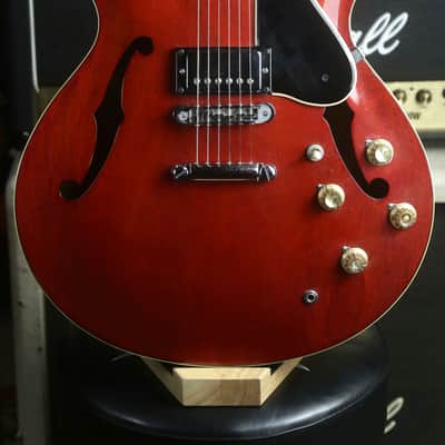 Vintage 1979 Yamaha SA-700, (ES-335 Style) Made in Japan - Persimmon Red image 2