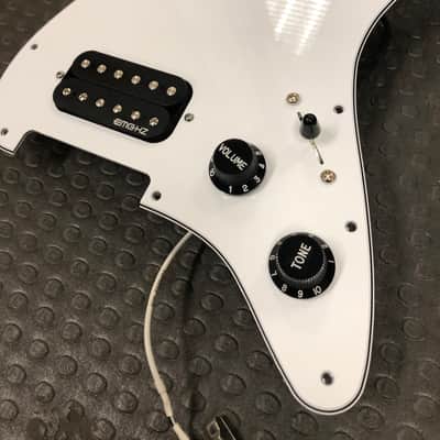 EMG ST12 Pre-wired Pickguard H/H set 2010-Present Black / WBW image 2