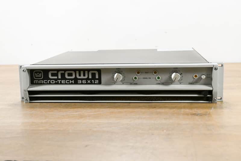 Crown Macro-Tech 36x12 2-Channel Power Amplifier CG015TT imagen 1
