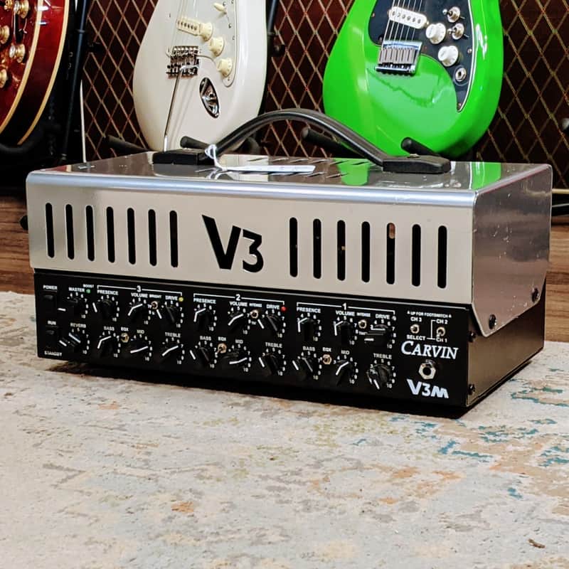 Carvin V3M 3-Channel 50-Watt Micro Tube Guitar Amp Head image 1