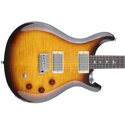 Paul Reed Smith SE DGT David Grissom Signature Electric Guitar - McCarty Tobacco Sunburst w/Bird Inlays image 2