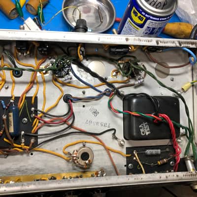 Vintage 1967 FENDER Band-Master AB763 Tube Amp Head~Black Panel/Faced & Clean~SEE VIDEO! *SALE* image 20