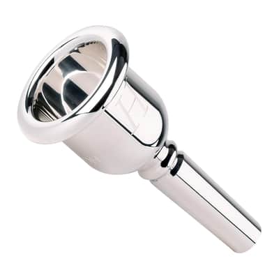 Denis Wick Heritage Tuba Mouthpiece Silver Plated, 2186-4L - Medium-Large Shank image 2