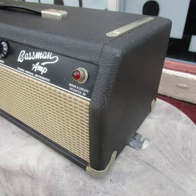 Fender early 1966 AB165 Blackface Bassman head CLEAN image 2