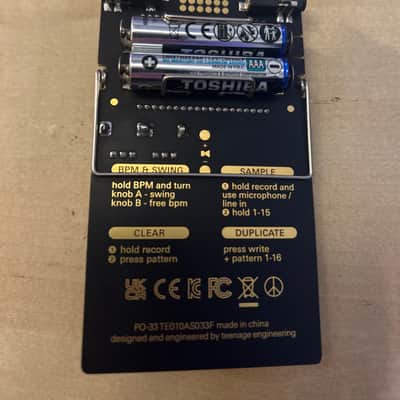Teenage Engineering PO-33 Pocket Operator K.O! 2018 - Present - Black image 4