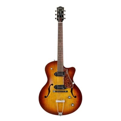 Godin 5th Avenue Kingpin Hollowbody Guitar - Cognac Burst image 2