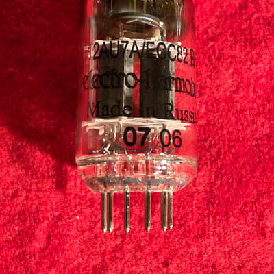Electro-Harmonix 12AU7A/ECC82 EH | NEW Pair of Preamp/Amplifier Vacuum Tubes image 2
