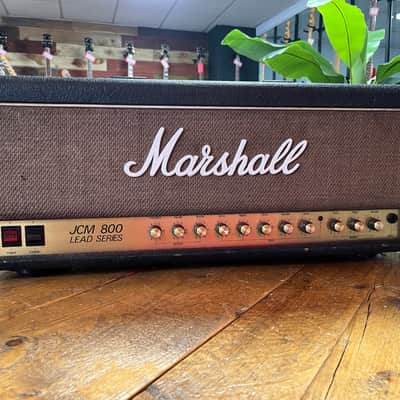 Marshall JCM 800 Lead Series Model 2205 Wicker Front 50-Watt Head 1985 image 3