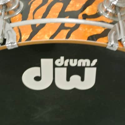 DREAM SET! DW USA 22/10/12/14 4 pc DRUM SET in TIGER MARINE PEARL! RM44 image 9