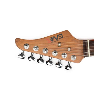 EART YMX-SG3,Roasted Book-match Mahogany Solid Body,22 Stainless Steel Frets,6-Point Synchronized Tremolo image 6