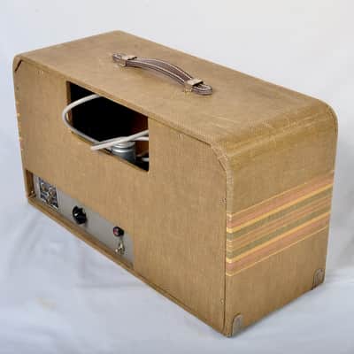 Vintage Vega Model 112 Tube Amplifier – Serviced, Original Speaker, 1940's image 12