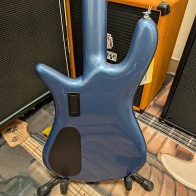 Spector Euro 4 Classic Bass Guitar - Metallic Blue Gloss image 5