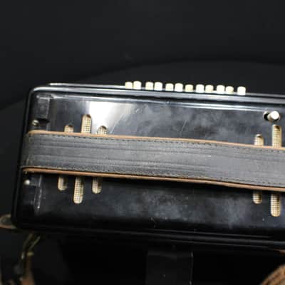 An Italian Made  12 Bass Accordion in it's Original Case image 6