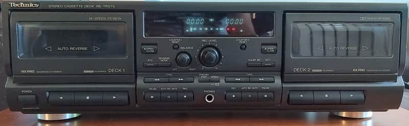 Technics Stereo Cassette Deck RS-TR575 image 1