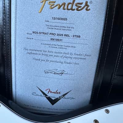 2025 Fender Custom Shop Stratocaster Pro W25 Relic - 3 Color Sunburst image 19