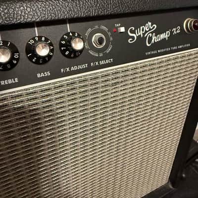 Fender Super Champ X2 2-Channel 15-Watt 1x10" Guitar Combo 2012 - 2021 - Black image 3