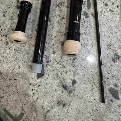 Yamaha YRT-304B Professional 3-Piece Baroque C Tenor Recorder 2010s - Brown image 2