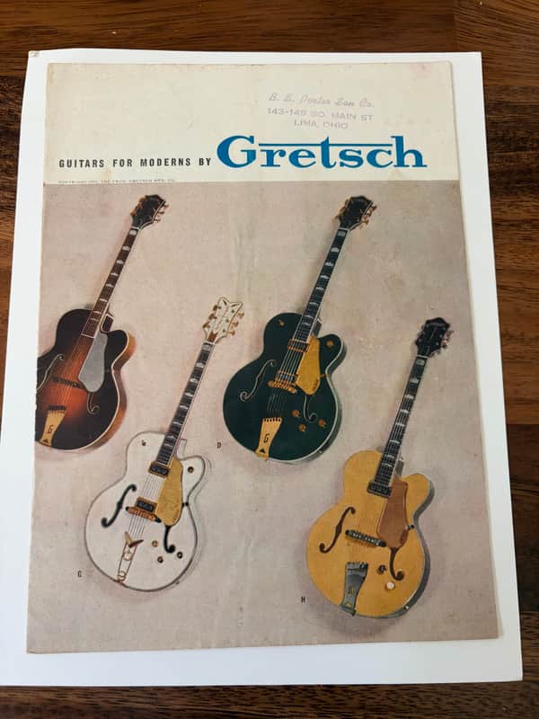 Gretsch Catalog 1955 - White image 1