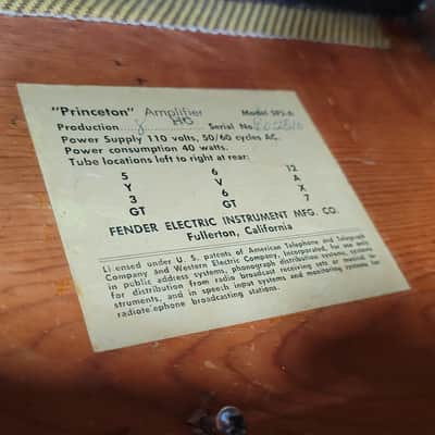 Fender Princeton 5F2A 1958 Excellent - Tweed image 25