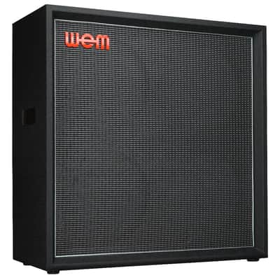 WEM Silver Starfinder 412 Speaker Cabinet with 4x12 Speakers, 150 Watts, 16 Ohm, Birch Ply Construction, Black image 3