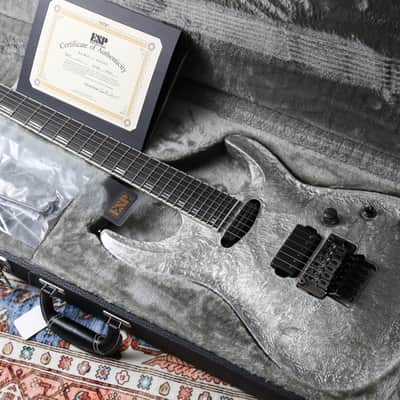 ESP MIJ Original Horizon 1 Limited Edition "Liquid Metal Silver + Ebony" (2025) image 1