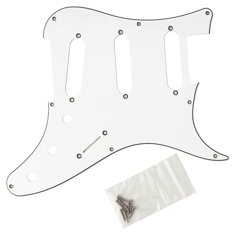 PRS Silver Sky Pickguard, White image 1