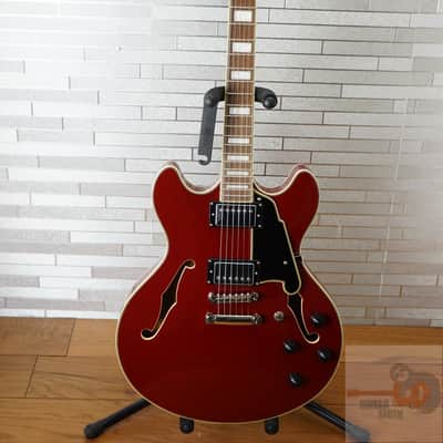 D'Angelico Premier DC Semi-Hollow Double Cutaway - Burnt Red image 11