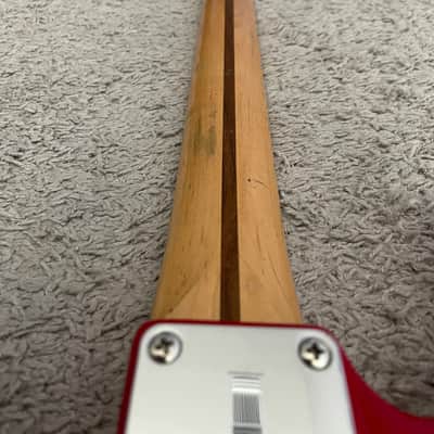 Fender Standard Stratocaster 1994 MIM HSH Torino Red Vintage Modified Guitar image 9
