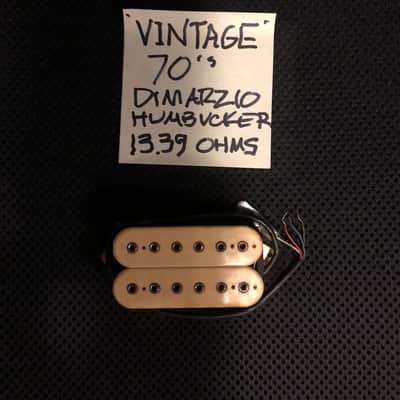 DiMarzio Vintage 70's Humbucker pickup 1970's - Cream image 1