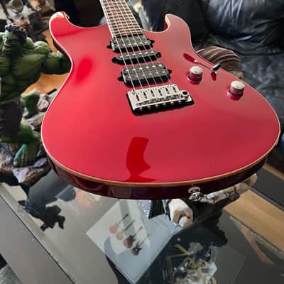 Suhr Custom Modern Carved Top Candy Apple Red image 1