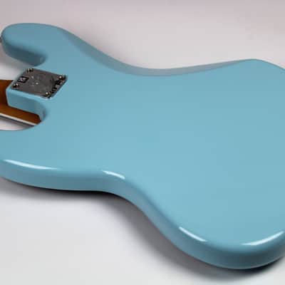 Fender Gold Foil Jazz Bass 4-string Bass - Sonic Blue 2023 w/Gig Bag (0140711372) image 6