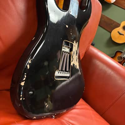 2008 Fender Custom Shop David Gilmour Stratocaster Relic Black over 3-Color Sunburst image 16