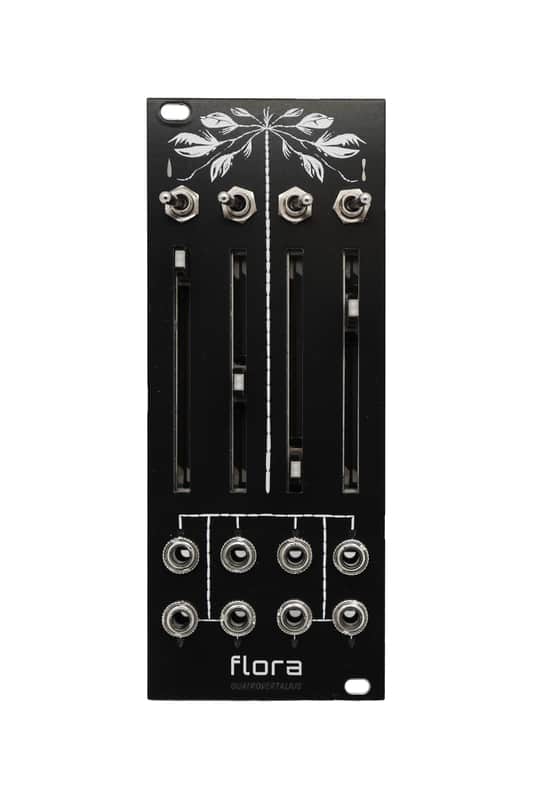 Quatrovertalius by Flora Synths - Quadruple Attenuverter, Manual Voltage Source, Mixer image 1