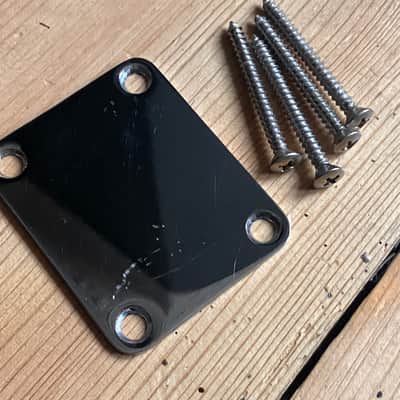 Fender Jazz Bass Guitar Neck Plate 1992 Mexico Mexican MIM image 3