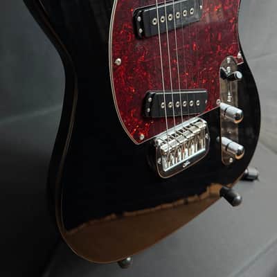 G&L Tribute ASAT Special Electric Guitar Gloss Black Finish image 5