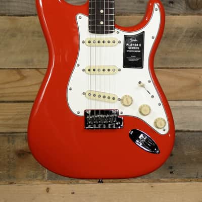 Fender Player II Stratocaster Electric Guitar Coral Red image 1