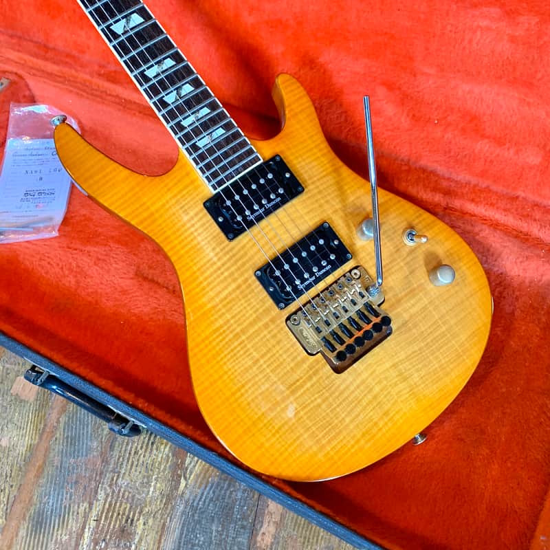 Jackson Stars NASL-160 Amber burst charvelle original mij | Reverb