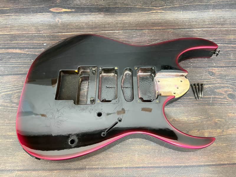 1995 Ibanez RGR470 Body Dark Wine Burst Made in Japan image 1