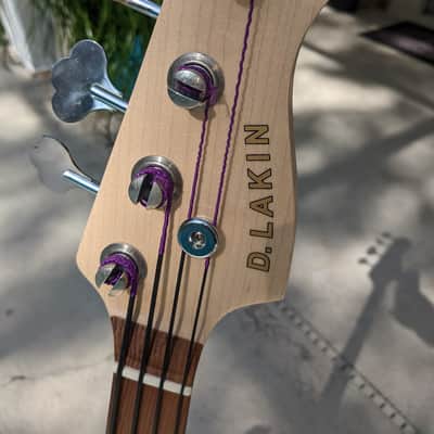 D Lakin Jazz Bass 2021 Salmon image 3