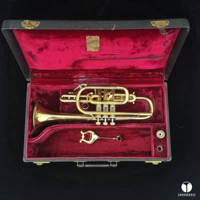 NY Bach Stradivarius Mt. Vernon N.Y 37 ML 112 leadpipe cornet mouthpiece gamonbrass image 3