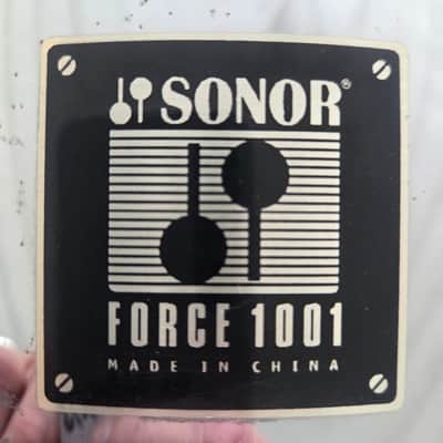Sonor Force 1001 early 2000s - Chrome over Steel image 2