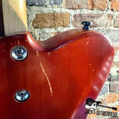 Weeping Willow Lutherie Custom T/S-Style Hybrid Electric Guitar (2000s - Red Trans) image 11
