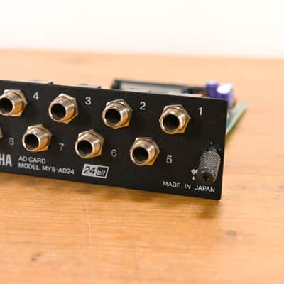 Yamaha MY8-AD24 8-Channel Analog Input Expansion Card CG01ZLC image 2