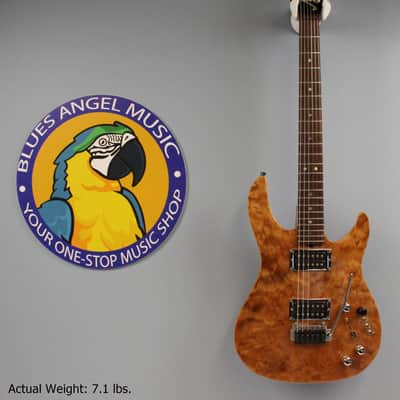 Vintage 2000 Brian Moore Custom Shop USA C55P Electric Guitar Upgraded with New Piezo, Synth and More, Natural, Highly Quilted Maple image 1